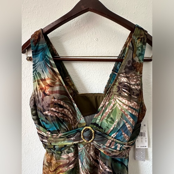 ✨ NWT ✨Amoressa Swimwear tankini top - Picture 3 of 14